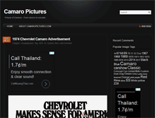 Tablet Screenshot of camaropictures.com